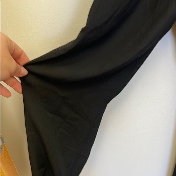 Steve Madden Black Sheath Dress with Bishop Sleeves and Square Neck - Picture 4 of 5